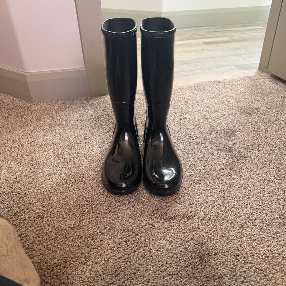 Ugg Black Tall Rain Boots